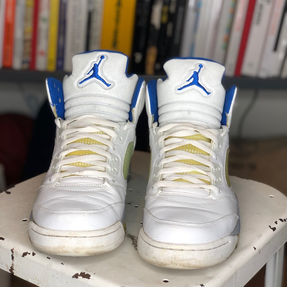 Stealth Blue Jordan 5.